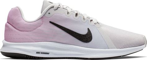 nike downshifter 8 laufschuhe damen vast grey-black-pink foam-white|Nike Women's Downshifter 8 Vast Grey / Black Pink Foam Low .